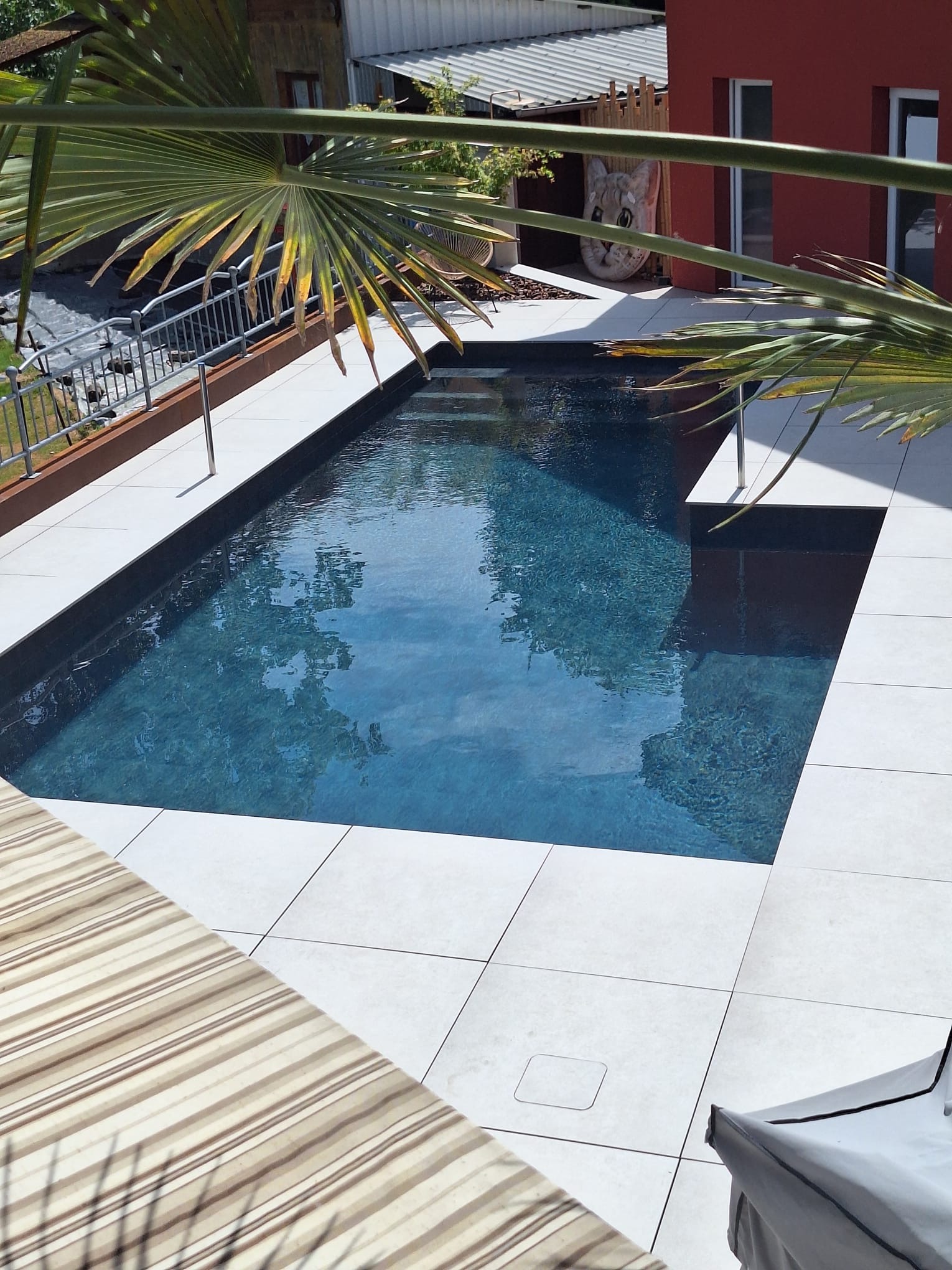 Piscine béton sur mesure Strasbourg Bas-Rhin - Réalisation Piscines du Rhin